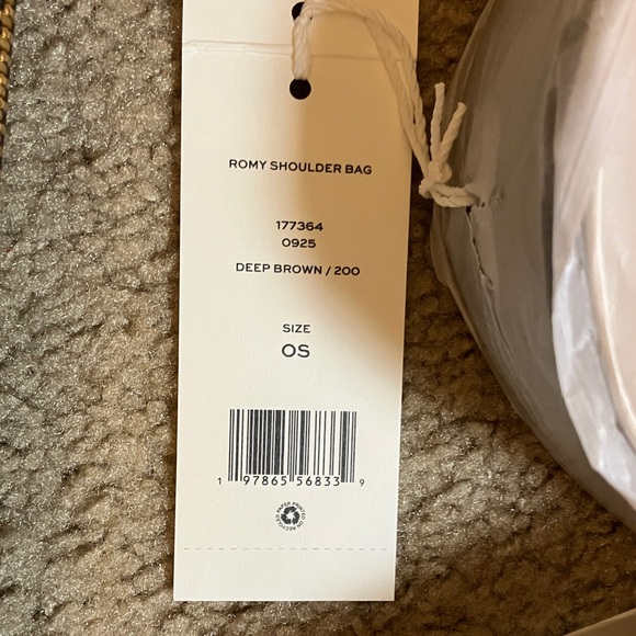 Tory Burch Deep Brown Romy Shoulder Bag - Picture 2 of 9